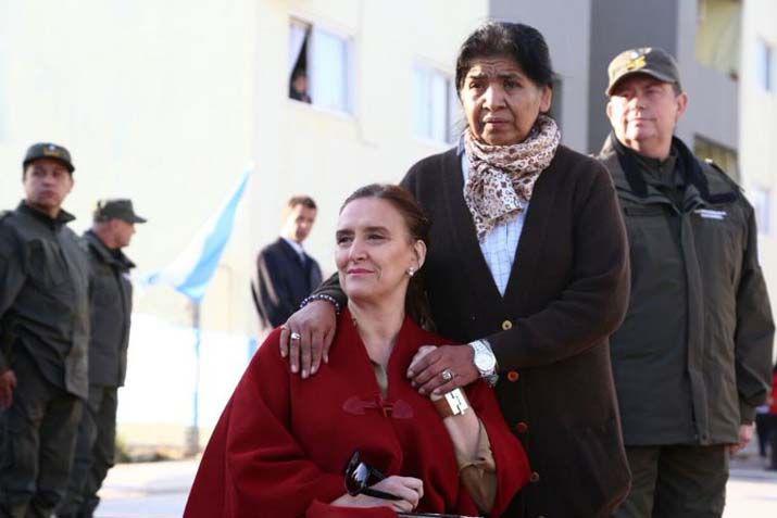 Margarita Barrientos recibioacute a Michetti para merendar