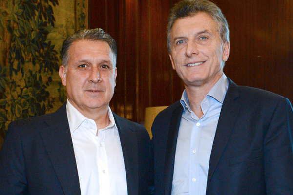 Macri recibioacute la visita de Martino en la casa Rosada
