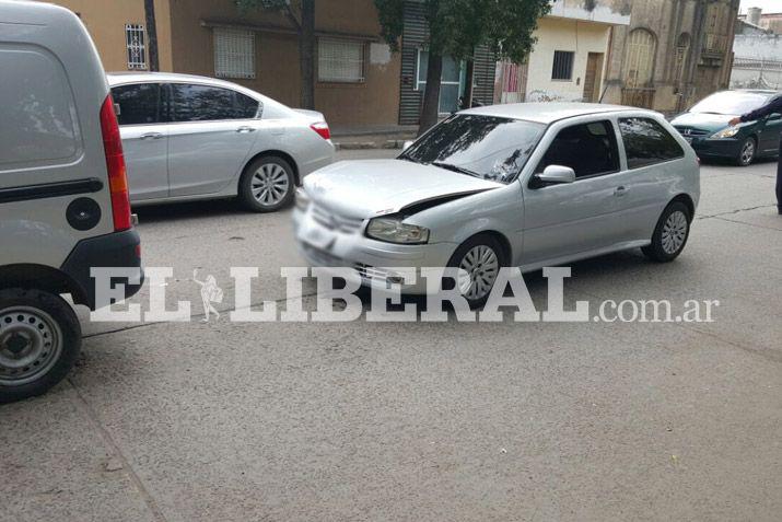Cuaacutedruple choque en el centro dejoacute soacutelo dantildeos materiales