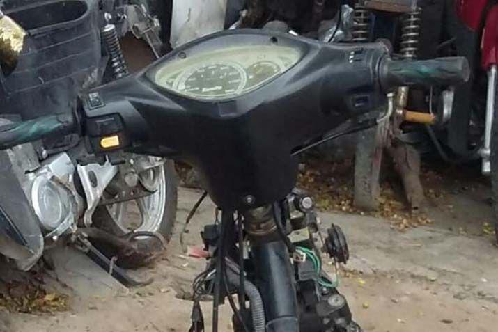 Autopista- encontraron una moto que habiacutea sido robada diacuteas atraacutes