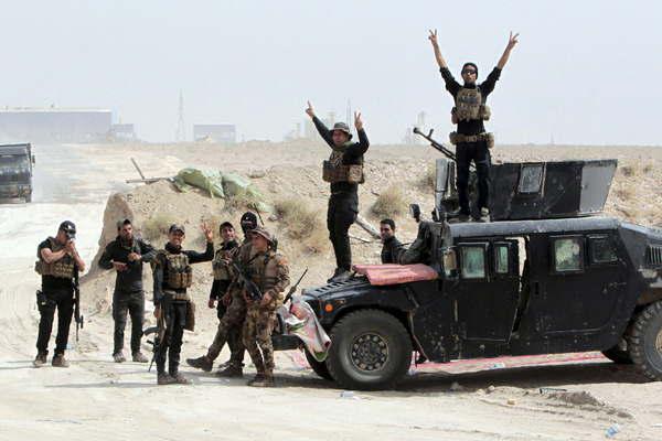 El ejeacutercito iraquiacute cerca al Estado Islaacutemico en Faluya