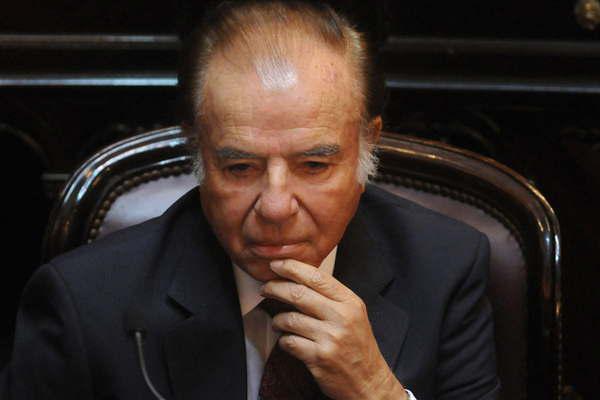 Para Menem Macri es un poliacutetico capaz y talentoso hay que esperarlo