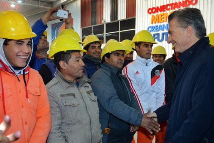 Macri visitoacute el nodo tecnoloacutegico en La Banda