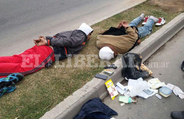 DETENIDOS Momentos de tensión se vivieron tras la persecución de los malvivientes