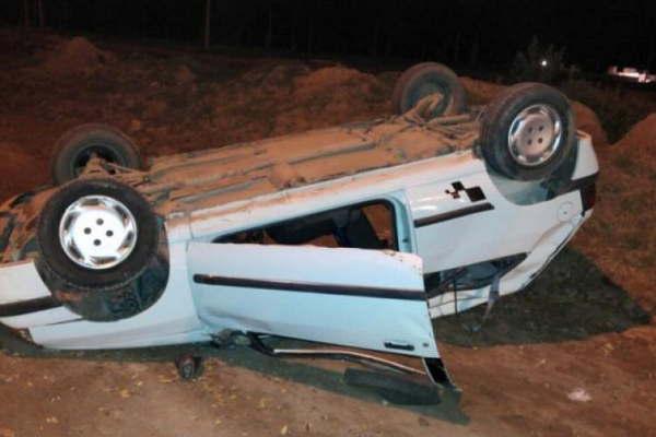 Vuelco en la ruta 5 deja como saldo tres heridos