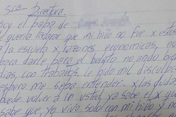 La conmovedora carta