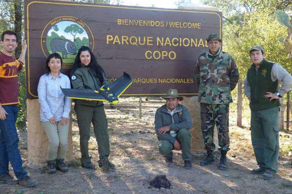 El Parque Nacional Copo realiza estudios con la utilizacioacuten de drones