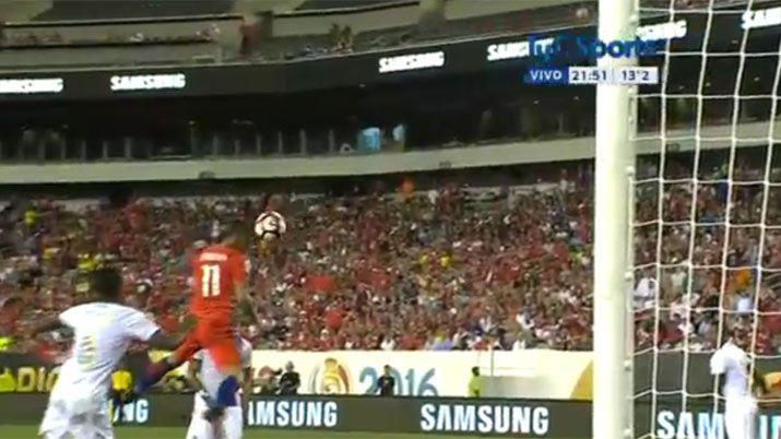 Gol de Chile ante Panam