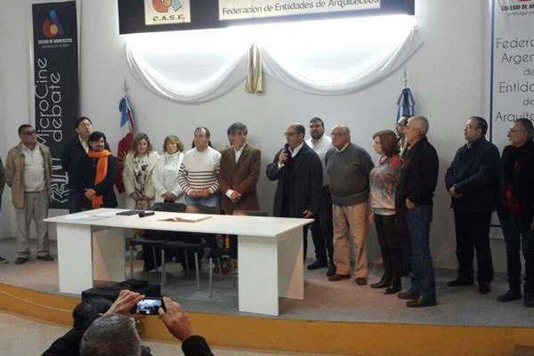 Asumioacute la nueva comisioacuten del Colegio de Arquitectos de Santiago del Estero