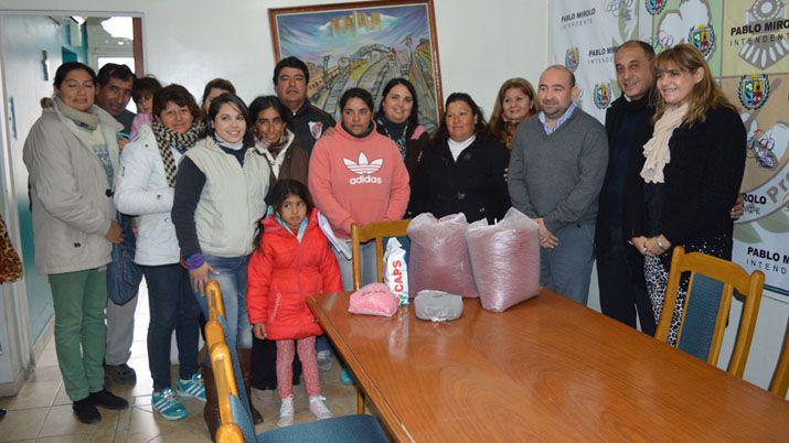 Feriantes recibieron semillas