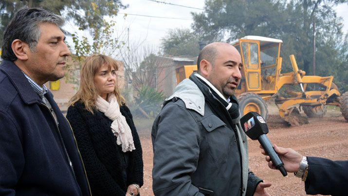 El intendente supervisó las obras
