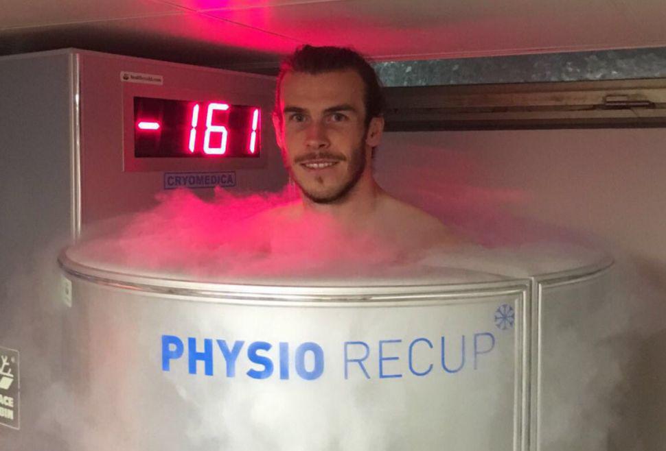 Gareth Bale en la cabina