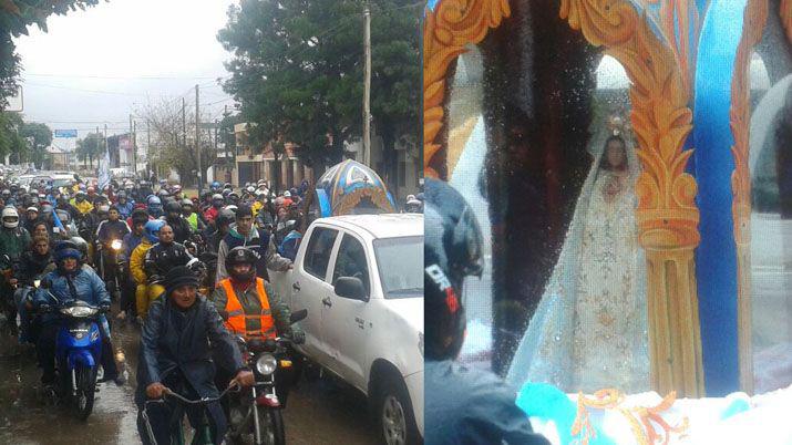 La Virgen del Valle recorrioacute las calles de La Banda