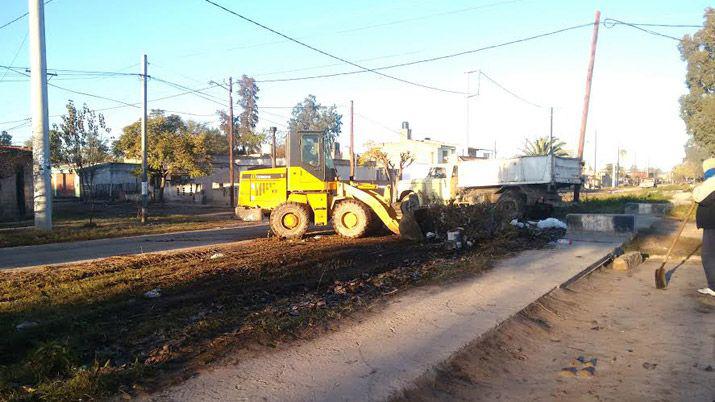 La comuna trabaja en la erradicacioacuten de basurales generados en espacios verdes