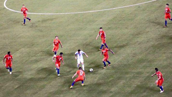 Increiacuteble imagen que muestra como marcaban a Leo Messi