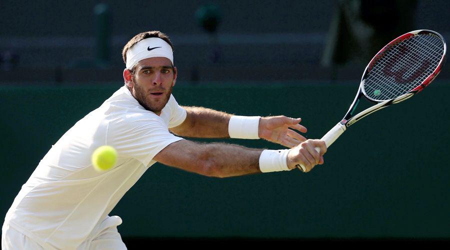 Wimbledon- Del Potro derrotoacute a Wawrinka
