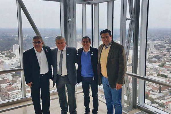 Intendentes de Catamarca y La Rioja visitaron el mirador