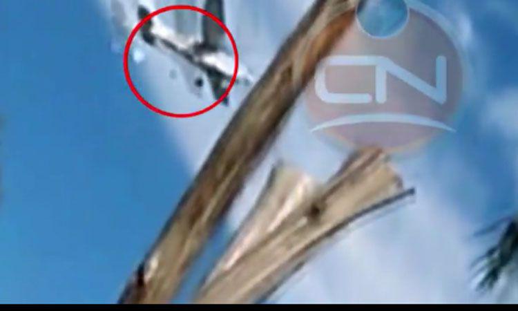 VIDEO Asiacute llueve droga en un campo del interior