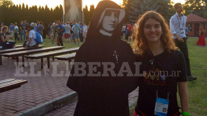 Una santiaguentildea participa de la JMJ 2016 en Cracovia con presencia del Papa