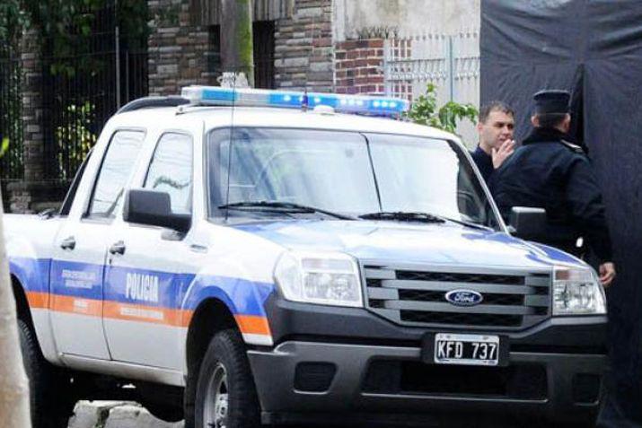 La policía realizó un amplio operativo por el crimen Foto archivo