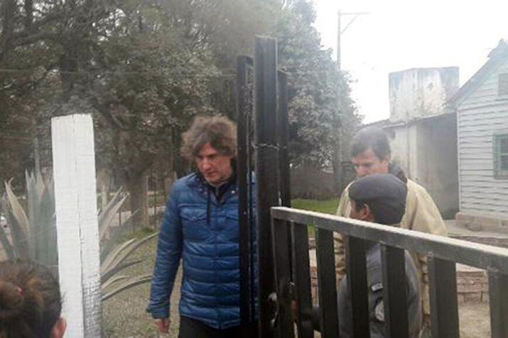 Boudou en la crcel donde est detenida Milagro Sala (JujuyalMomentocom)
