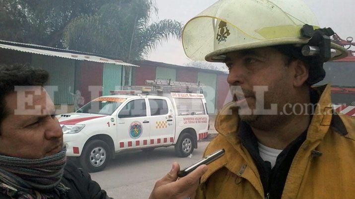 Bomberos de Las Termas dieron su informe sobre el incendio de la Feria del Riacuteo