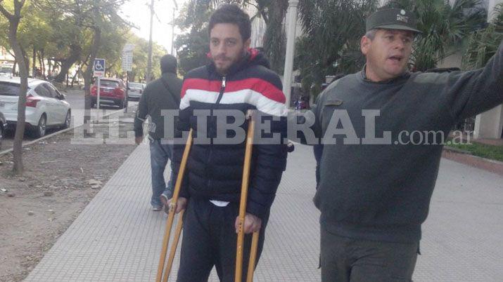 Cristian Leyriacutea fue examinado por los meacutedicos y pide su traslado