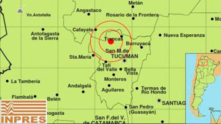Un sismo de 37 grados de magnitud sacudioacute a los tucumanos