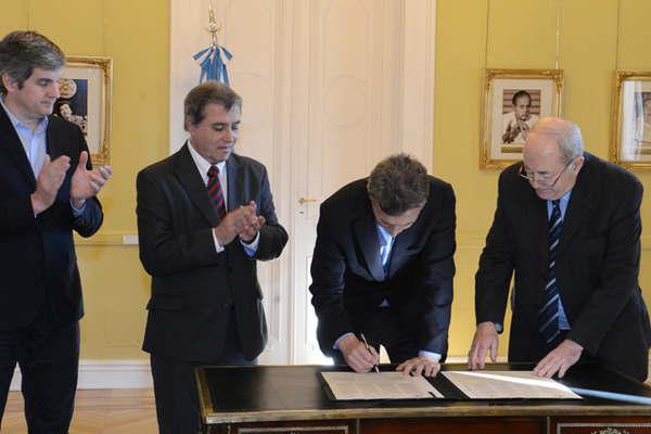 Macri firmoacute la Declaracioacute de Chapultepec por la defensa de la libertad de expresioacuten