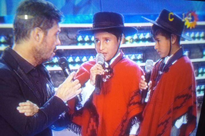 Los niños santiagueños se ganaron el corazón de Tinelli