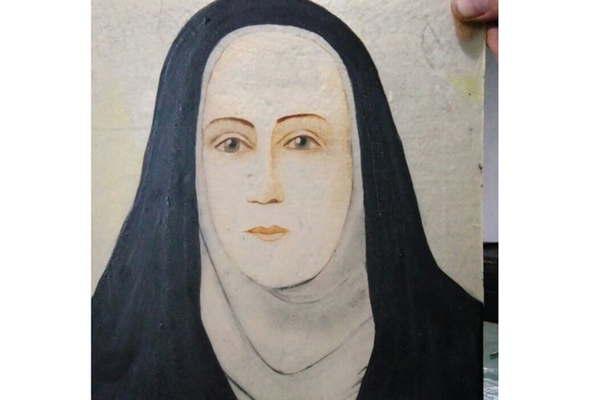 Un insoacutelito suceso en un vitral de Mama Antula conmueve a artistas y devotos de la beata santiaguentildea