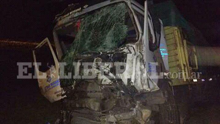 Dos camiones chocaron en la ruta 34