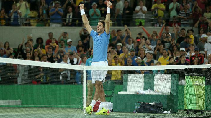 Del Potro en un diacutea memorable