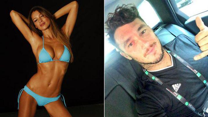 Pampita dejoacute a Moacutenaco porque lo encontroacute cenando con una modelo