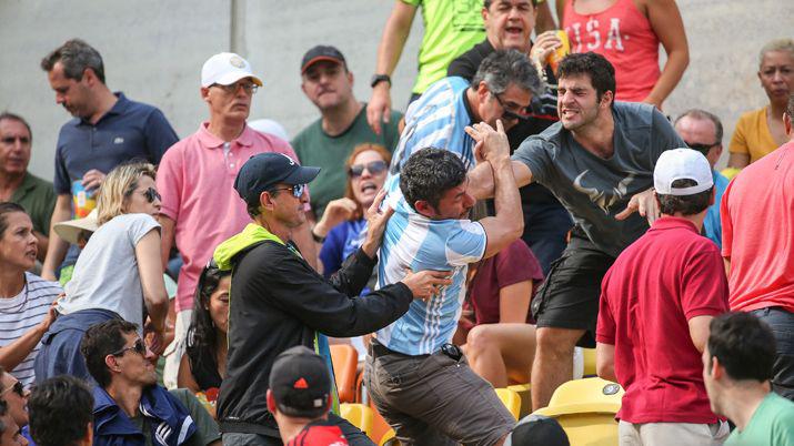 VIDEO  Argentinos y brasileros se pelearon en partido de Del Potro