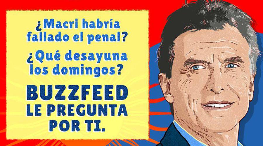 Macri daraacute una entrevista a BuzzFeed en vivo por Facebook