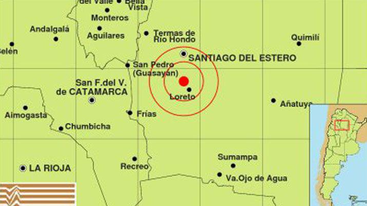 A media mañana hubo un sismo en Santiago 
