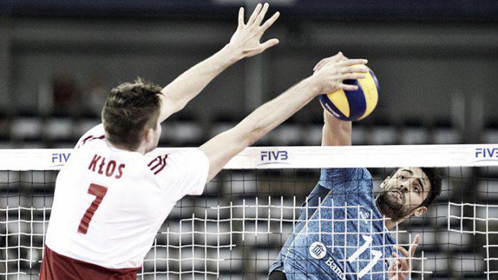 Voacuteley masculino- Argentina perdioacute ante Polonia