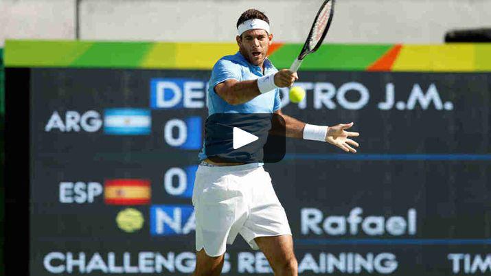 Reviviacute el triunfo de Del Potro en los Juegos Oliacutempicos