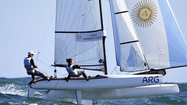 Vela- Santiago Lange y Cecilia Carranza ganaron el oro