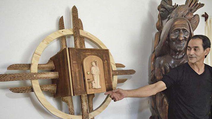 El Cristo de madera engalanaraacute el altar de Mama Antula