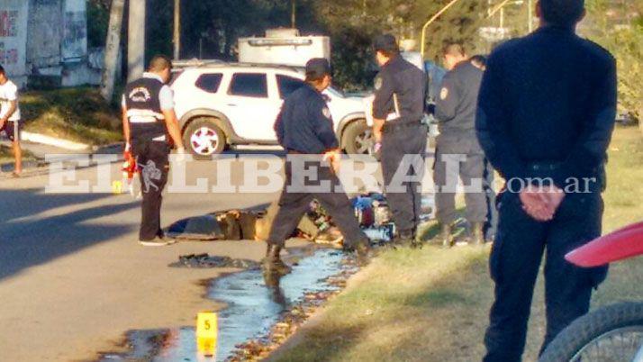 El accidente motivó un amplio operativo