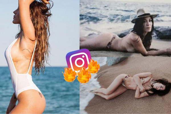 Jimena Baroacuten se destapoacute en Barcelona y calentoacute las redes sociales con sus fotos  