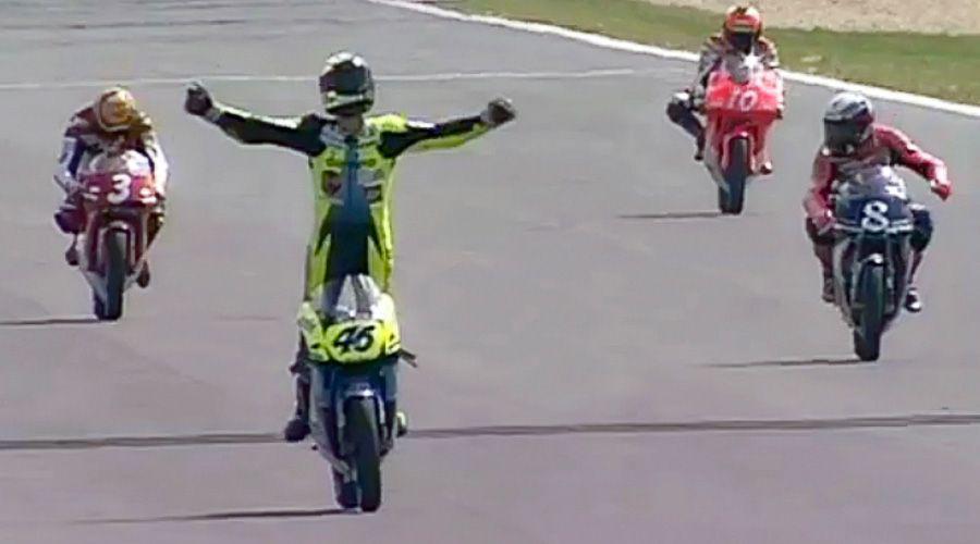 A 20 antildeos de la primera victoria de Rossi