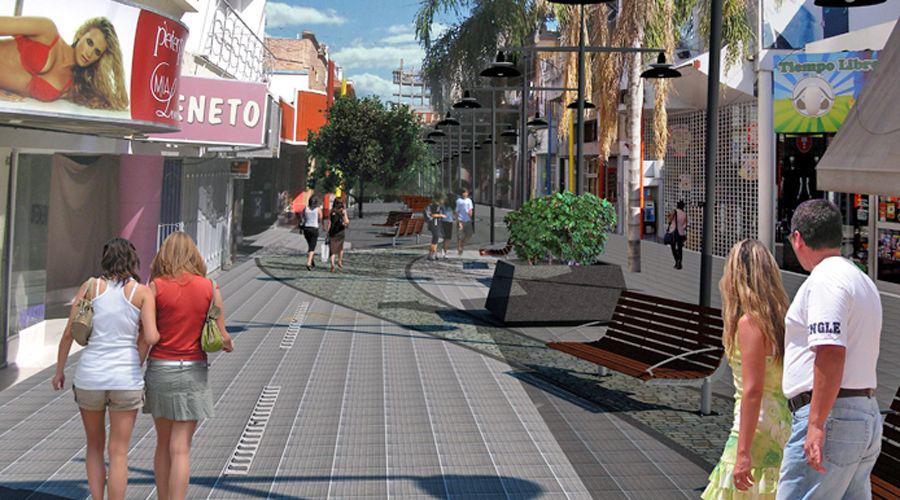Convertiraacuten en semipeatonales las calles Independencia y 24 de Septiembre