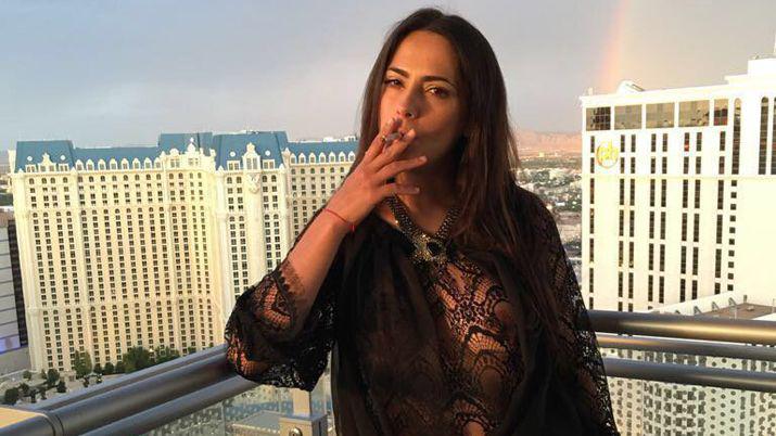 Victoria Vanucci hizo topless en Las Vegas