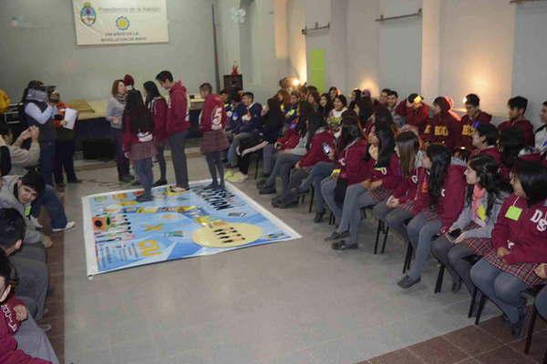 Un centenar de alumnos secundarios participaron 	de un juego vocacional en la Casa del Bicentenario