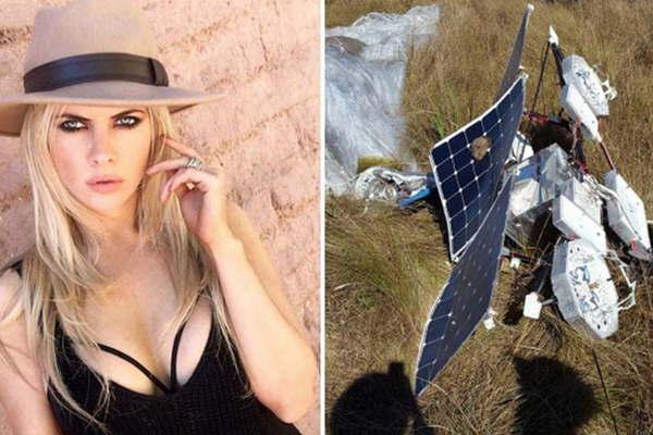 Globo aerostaacutetico cayoacute en el campo de Ale Maglietti  