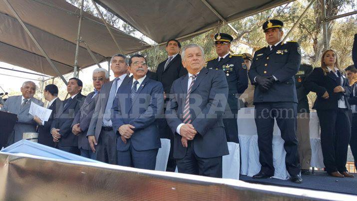 La Policiacutea realiza su acto central en un nuevo aniversario