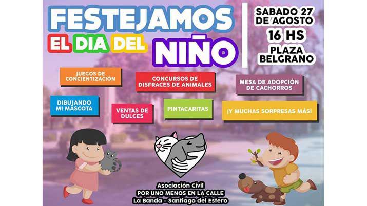 Por uno menos en la calle invita a nintildeos